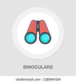 Binoculars Explorer Find Icon - Vision Symbol - Zoom Icon