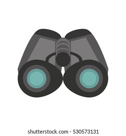 binoculars explorer glasses spyglass vector illustration eps 10