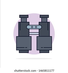 binoculars, find, search, explore, camping Flat Color Icon Vector. Vector Icon Template background