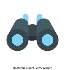 Binoculars Flat Icon Design For Personal nad Commercial Use
