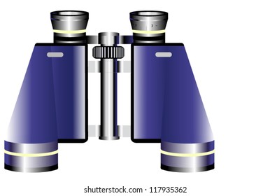 Binoculars high power-to observe distant objects. Magnification by two prisms that magnify the image, and two optical lens magnification process of being finalized.