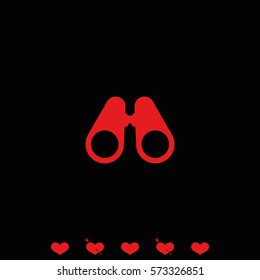 Binoculars icon.
