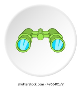 Binoculars icon. artoon illustration of vector icon for web