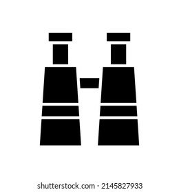 Binoculars Icon. Black On A White Background