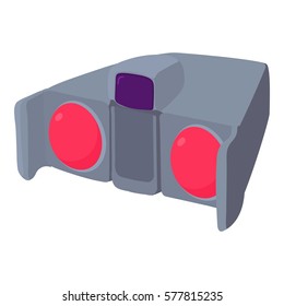 Binoculars icon. Cartoon illustration of binoculars vector icon for web