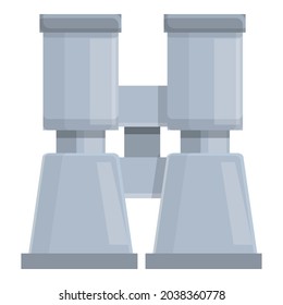 Binoculars icon cartoon vector. Discovery vision. Search view