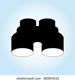 Binoculars icon design 