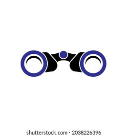 Binoculars icon design illustration template
