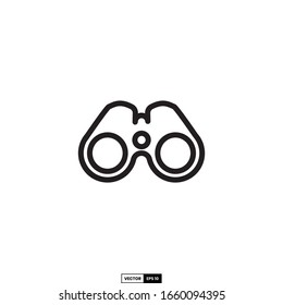 binoculars icon, design inspiration vector template for interface and any purpose