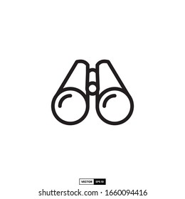binoculars icon, design inspiration vector template for interface and any purpose