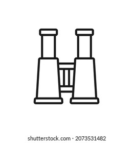 binoculars icon design template vector isolated illustration