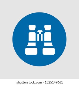  Binoculars icon. Editable  Binoculars icon for web or mobile.