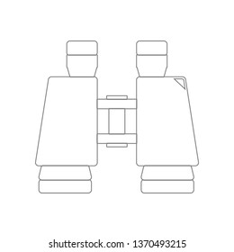 Binoculars icon. Element of Army for mobile concept and web apps icon. Outline, thin line icon for website design and development, app development