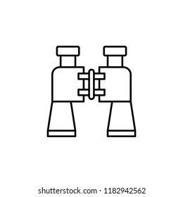 binoculars icon. Element of crime and punishment icon for mobile concept and web apps. Thin line binoculars icon can be used for web and mobile