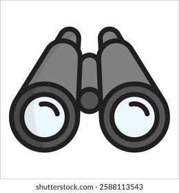 Binoculars Icon Element For Design