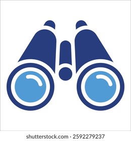 Binoculars Icon Element For Design