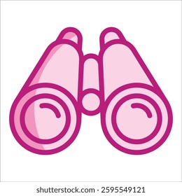 Binoculars Icon Element For Design