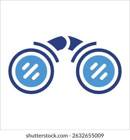 Binoculars Icon Element For Design
