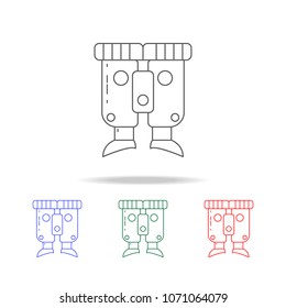 binoculars icon. Elements of camping multi colored icons. Premium quality graphic design icon. Simple icon for websites, web design mobile app, info graphics on white background