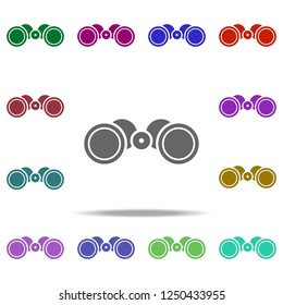 binoculars icon. Elements of dedective in multi color style icons. Simple icon for websites, web design, mobile app, info graphics
