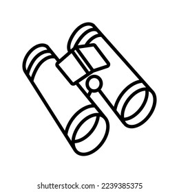 binoculars icon flat trendy popular simple