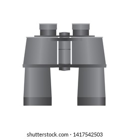 Binoculars. Icon. Graphic gradient vector illustration isolated on white background.