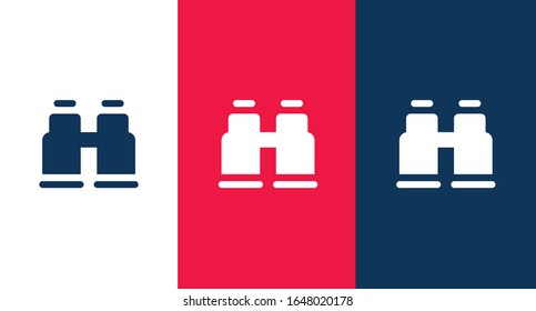 Binoculars icon illustration isolated vector sign symbol