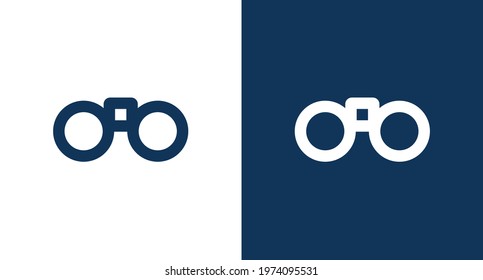 Binoculars icon illustration isolated vector sign symbol