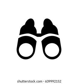 binoculars icon illustration isolated vector sign symbol.