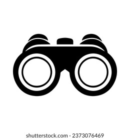 Binoculars icon, isolated on white background. Vector Illustration