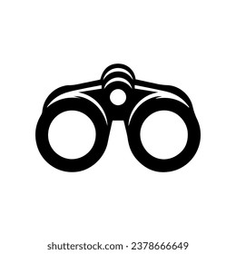 Binoculars icon, isolated on white background. Vector Illustration