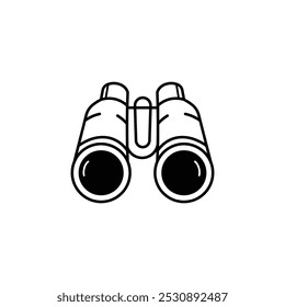 binoculars icon, Binoculars line icon. Binocular icon, Illustration of binoculars icon, Binocular field glasses flat vector icons