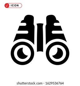 binoculars icon or logo isolated sign symbol vector illustration - high quality black style vector icons
