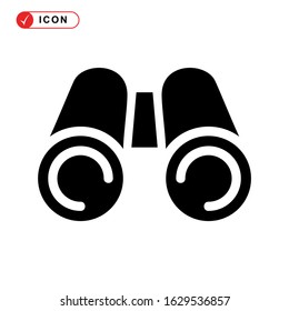 binoculars icon or logo isolated sign symbol vector illustration - high quality black style vector icons
