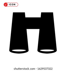 binoculars icon or logo isolated sign symbol vector illustration - high quality black style vector icons
