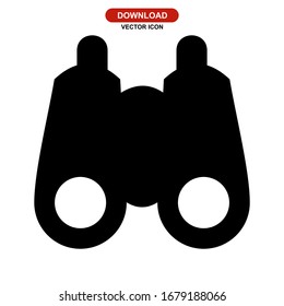 binoculars icon or logo isolated sign symbol vector illustration - high quality black style vector icons
