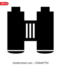 binoculars icon or logo isolated sign symbol vector illustration - high quality black style vector icons
