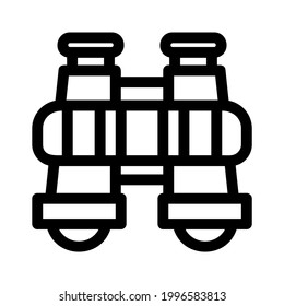 binoculars icon or logo isolated sign symbol vector illustration - high quality black style vector icons
