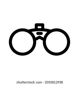binoculars icon or logo isolated sign symbol vector illustration - high quality black style vector icons
