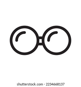 binoculars icon or logo isolated sign symbol vector illustration - high quality black style vector icons