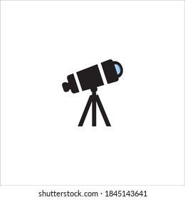 Binoculars icon logo, vector design illustration