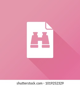 binoculars icon for look at