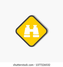 binoculars icon for look at