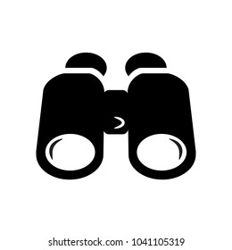 Binoculars icon on white background.