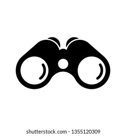 Binoculars icon on white background. Vector illustration