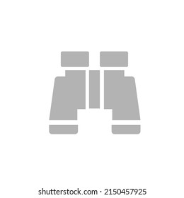 binoculars icon on a white background, vector illustration