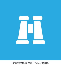 binoculars icon, on a white background, vector illustration