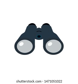 Binoculars icon. Search concept. Vector illustration. Flat art.