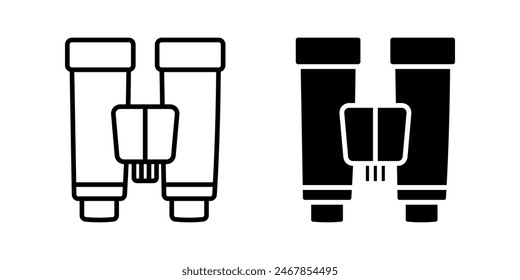 Binoculars icon set. for mobile concept and web design. vector illustration