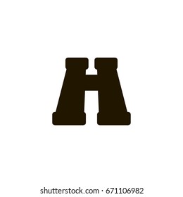 binoculars icon. sign design